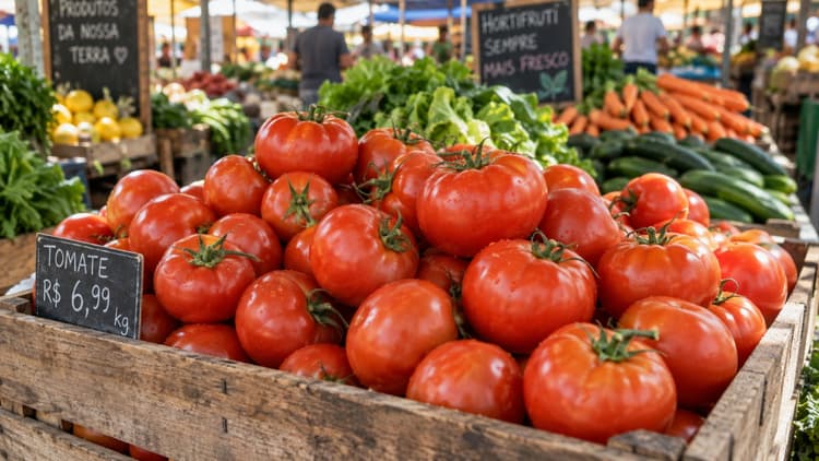 Tomate: oferta reduzida eleva cotações nos atacados, aponta Cepea
